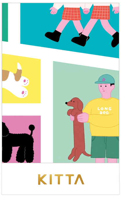 King Jim KITTA Postage Stamp Style