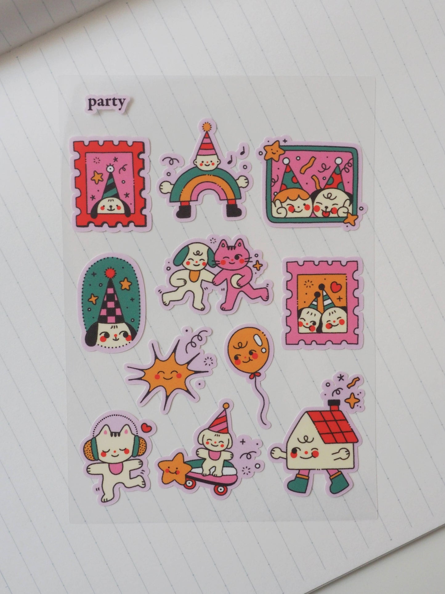 natamori - Party - Sticker Sheet