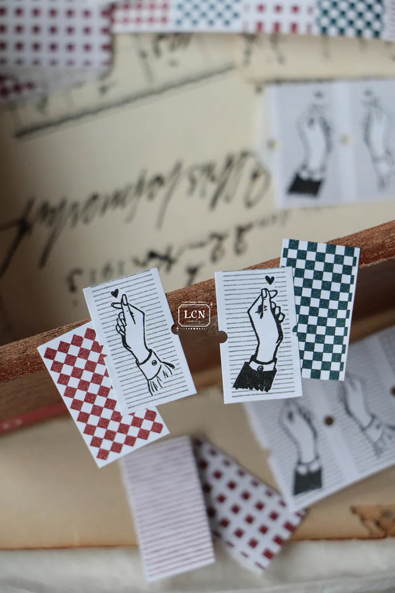 LCN Design Studio - Finger Heart - Label Stickers