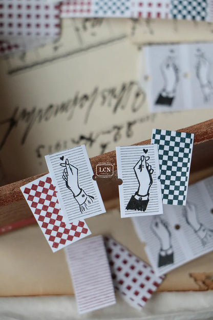 LCN Design Studio - Finger Heart - Label Stickers