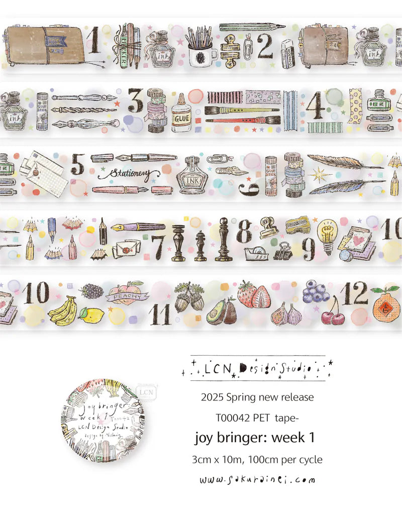 LCN Design Studio - Joy Bringer - Week 1 - PET Tape