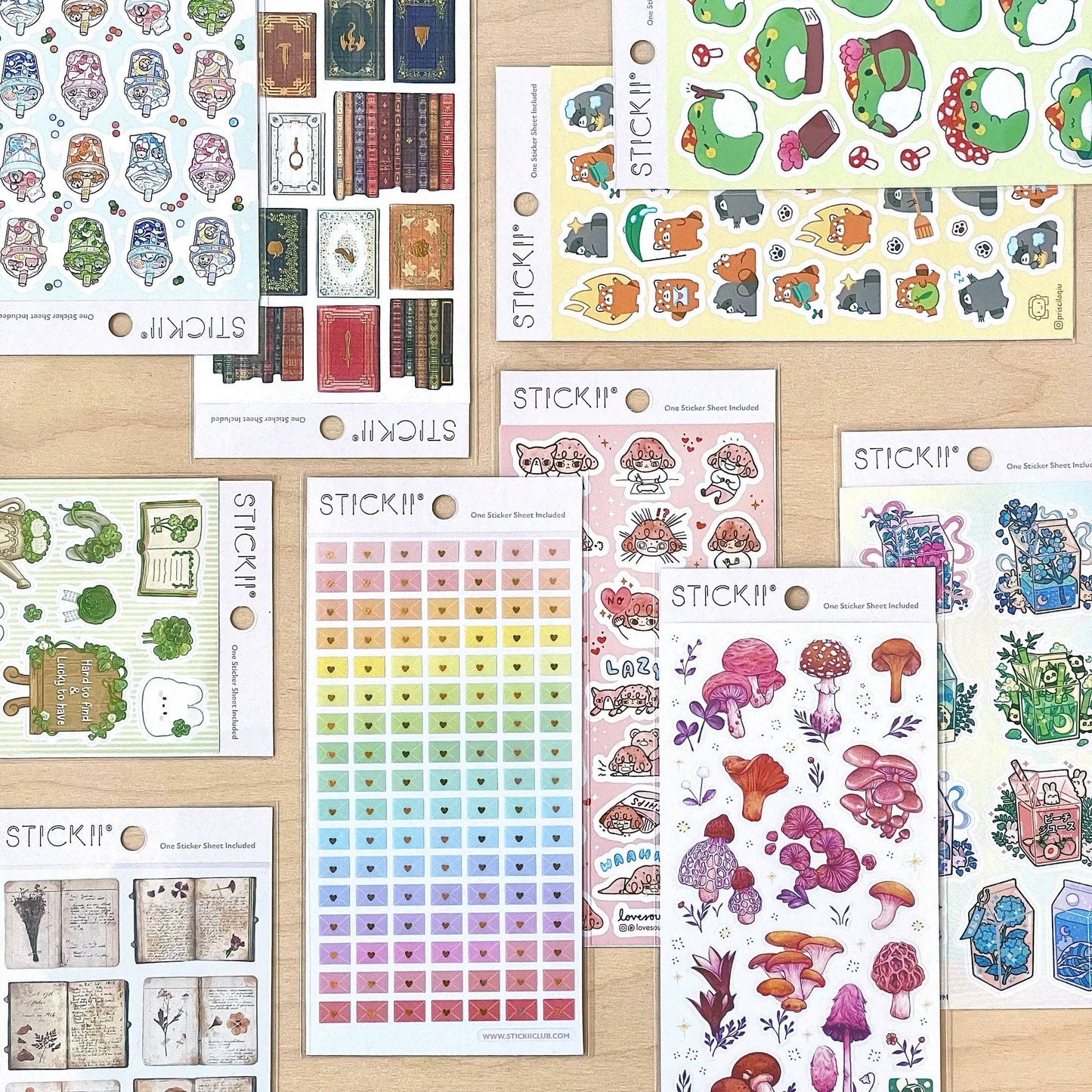 STICKII - The Sweet Post - Sticker Sheet