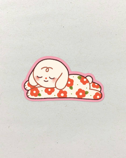 natamori - Sleepy Puppy - Vinyl Sticker