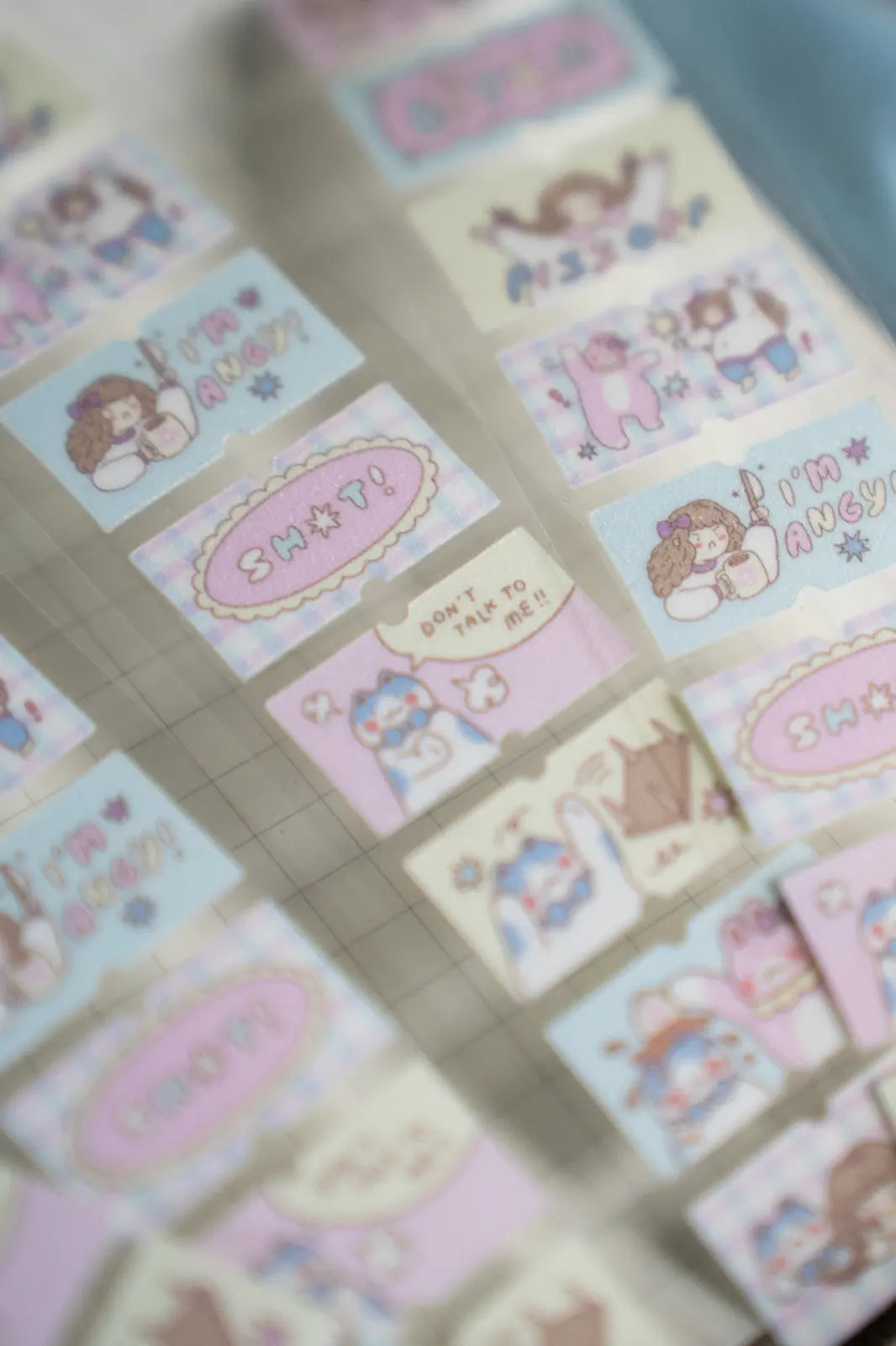 Sho Little Happiness x Artsy Jadey - Angry Besties - Label Stickers