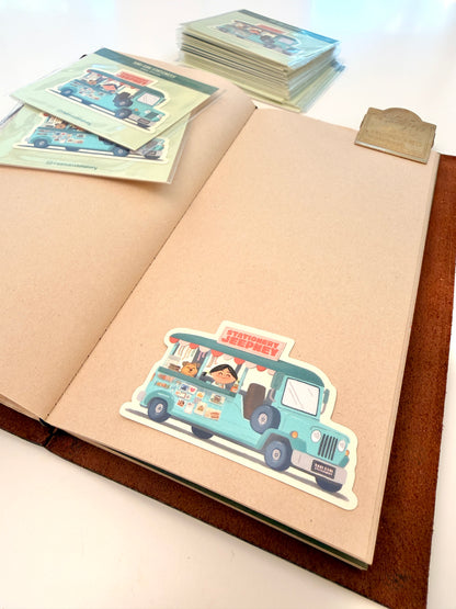 stationery jeepney - vinyl sticker
