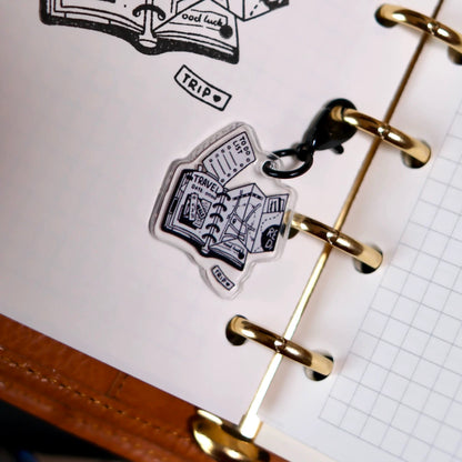 Cube Fish - Mini Acrylic Charms