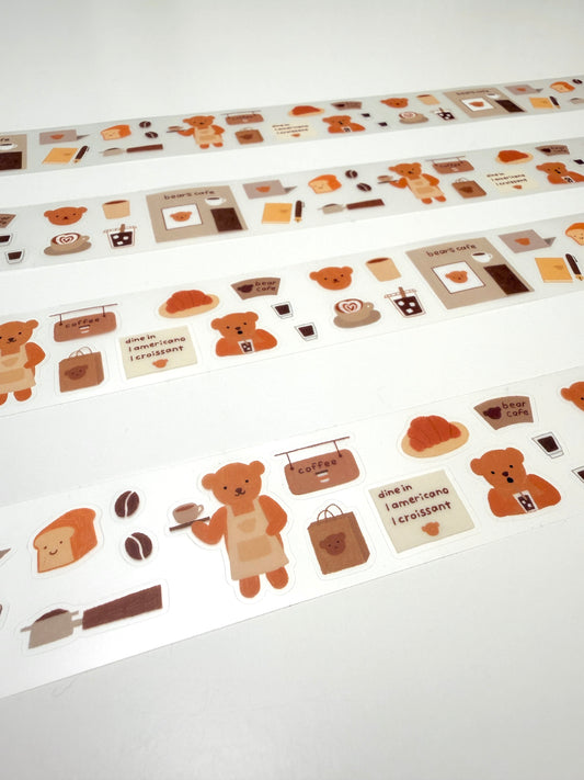 Bloom Paper Studio - Bear's Cafe - PET Tape