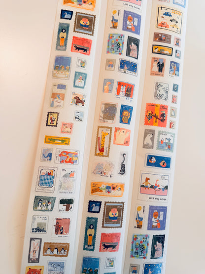 Bieguan - Animal Stamp - Washi Tape