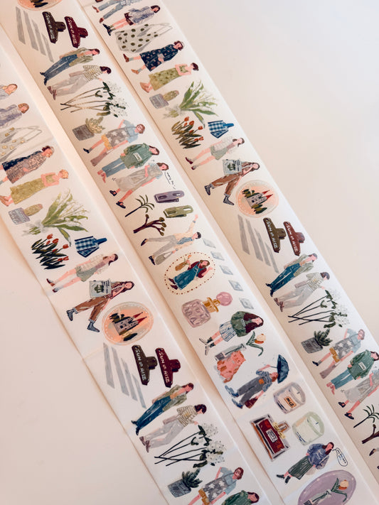 Bieguan - Out for a Walk - Washi Tape