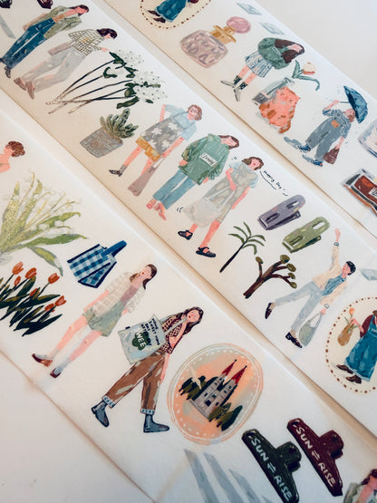 Bieguan - Out for a Walk - Washi Tape