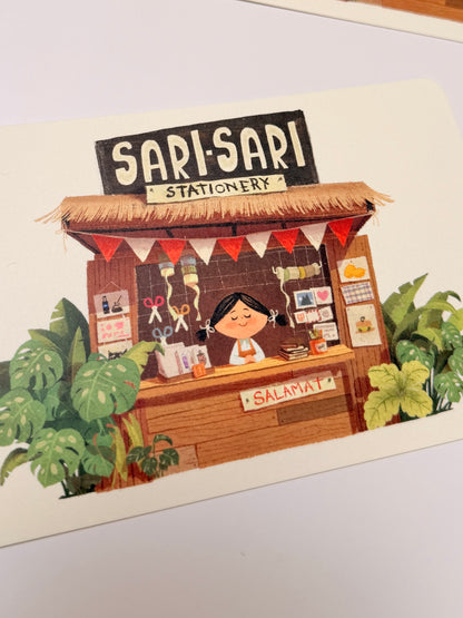 sari-sari stationery - Tiny Shop - Postcard