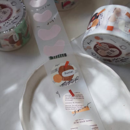 Mr. Eggplants - Plates in the Garden - PET Tape