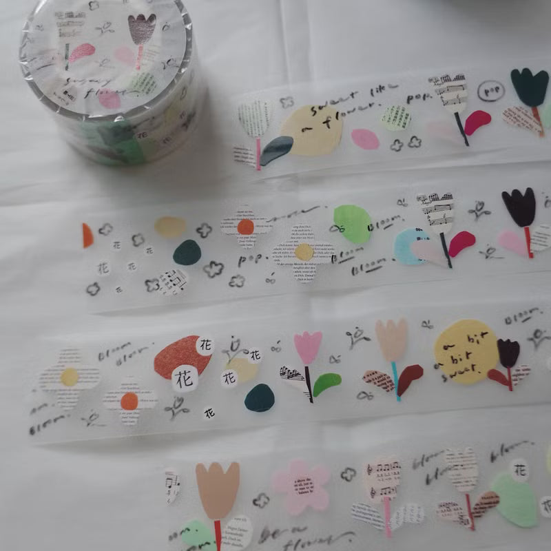 Mr. Eggplants - Sugary Flowers - PET Tape