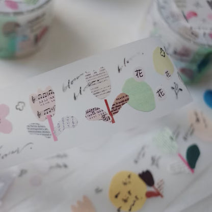 Mr. Eggplants - Sugary Flowers - PET Tape
