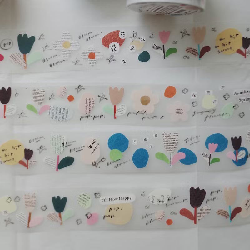 Mr. Eggplants - Sugary Flowers - PET Tape