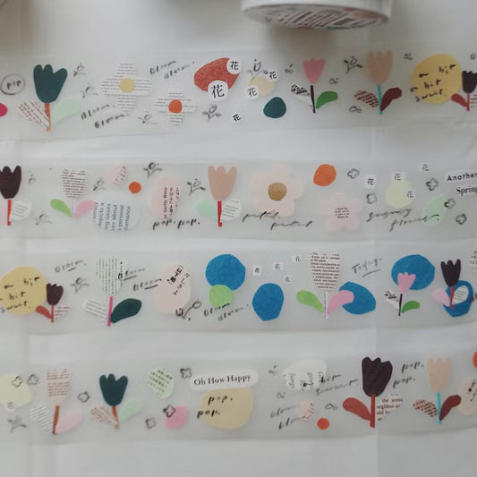 Mr. Eggplants - Sugary Flowers - PET Tape