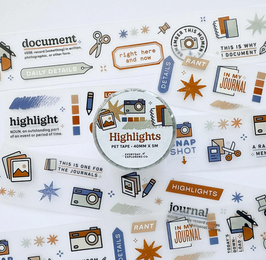 Everyday Explorers Co - Highlights - PET Tape