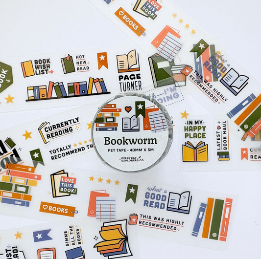 Everyday Explorers Co - Bookworm - PET Tape
