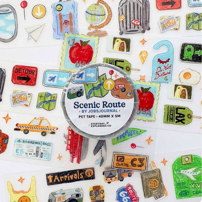 Everyday Explorers Co x JOBSJOURNAL - Scenic Route - PET Tape