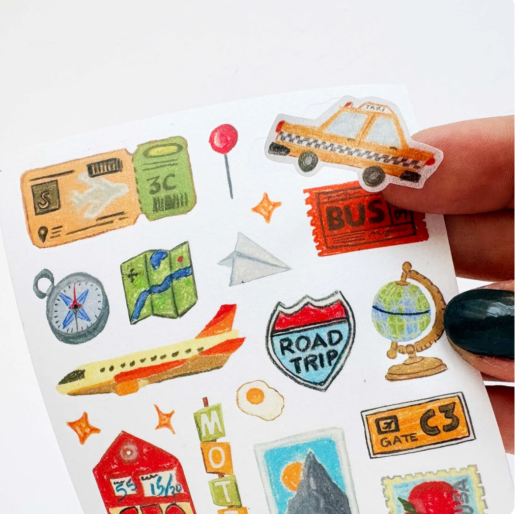 Everyday Explorers Co x JOBSJOURNAL - Scenic Route - Washi Sticker Sheet