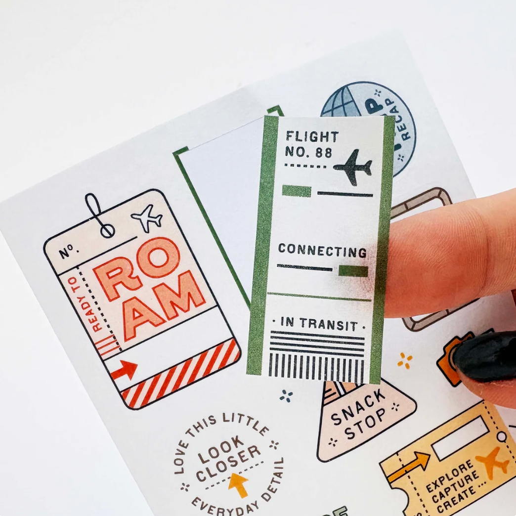 Everyday Explorers Co - Roam - Washi Sticker Sheet (Copy)