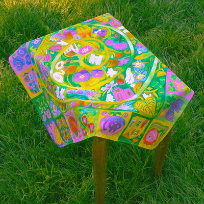 Odd Rabbits - Meet Me in the Garden - Cotton Bandana