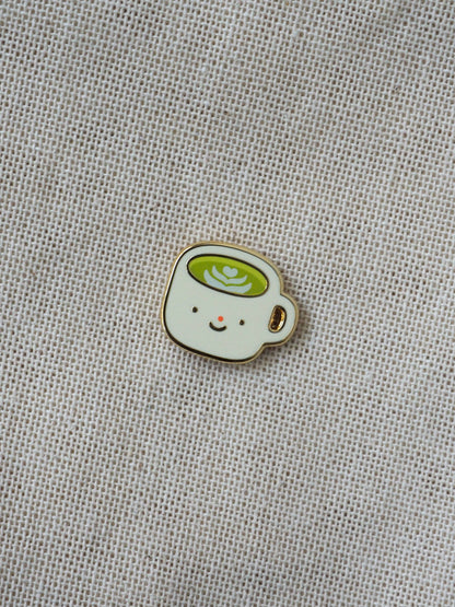 natamori - Matcha Latte - Enamel pin