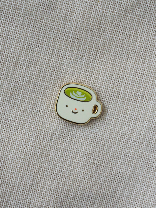 natamori - Matcha Latte - Enamel pin