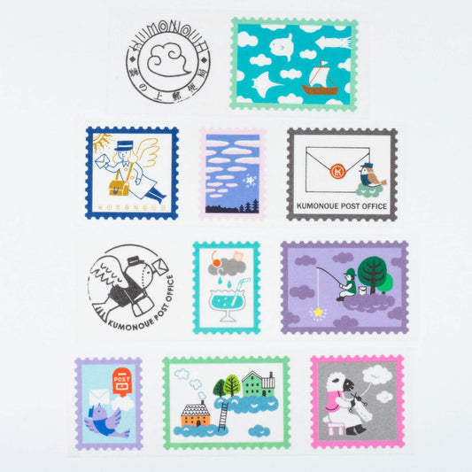 Kyupodo Cloud Top Post Office - Angel Mail Carrier - Washi Tape