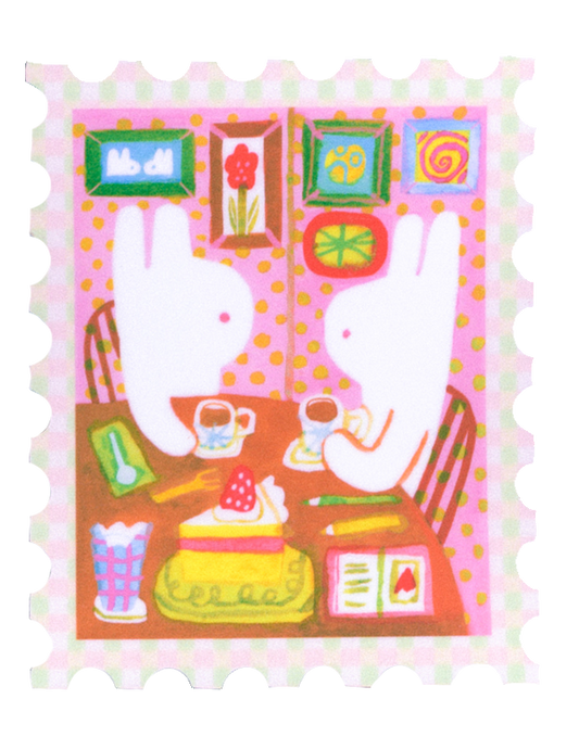 Odd Rabbits - Cafe Date - Vinyl Sticker