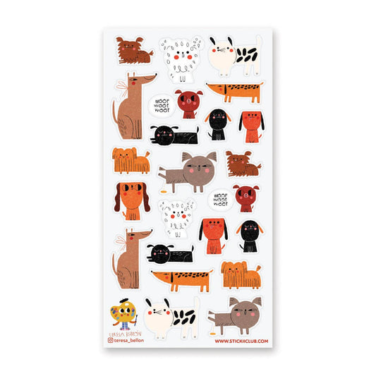 STICKII - Teresa Bellon - Pawfect Pups - Sticker Sheet
