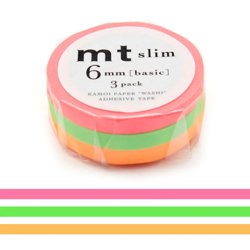 MT - Slim 3 pack - Washi Tape