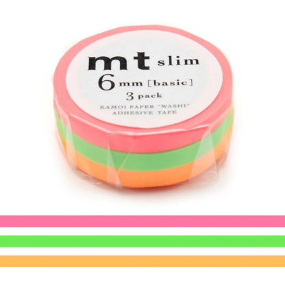 MT - Slim 3 pack - Washi Tape