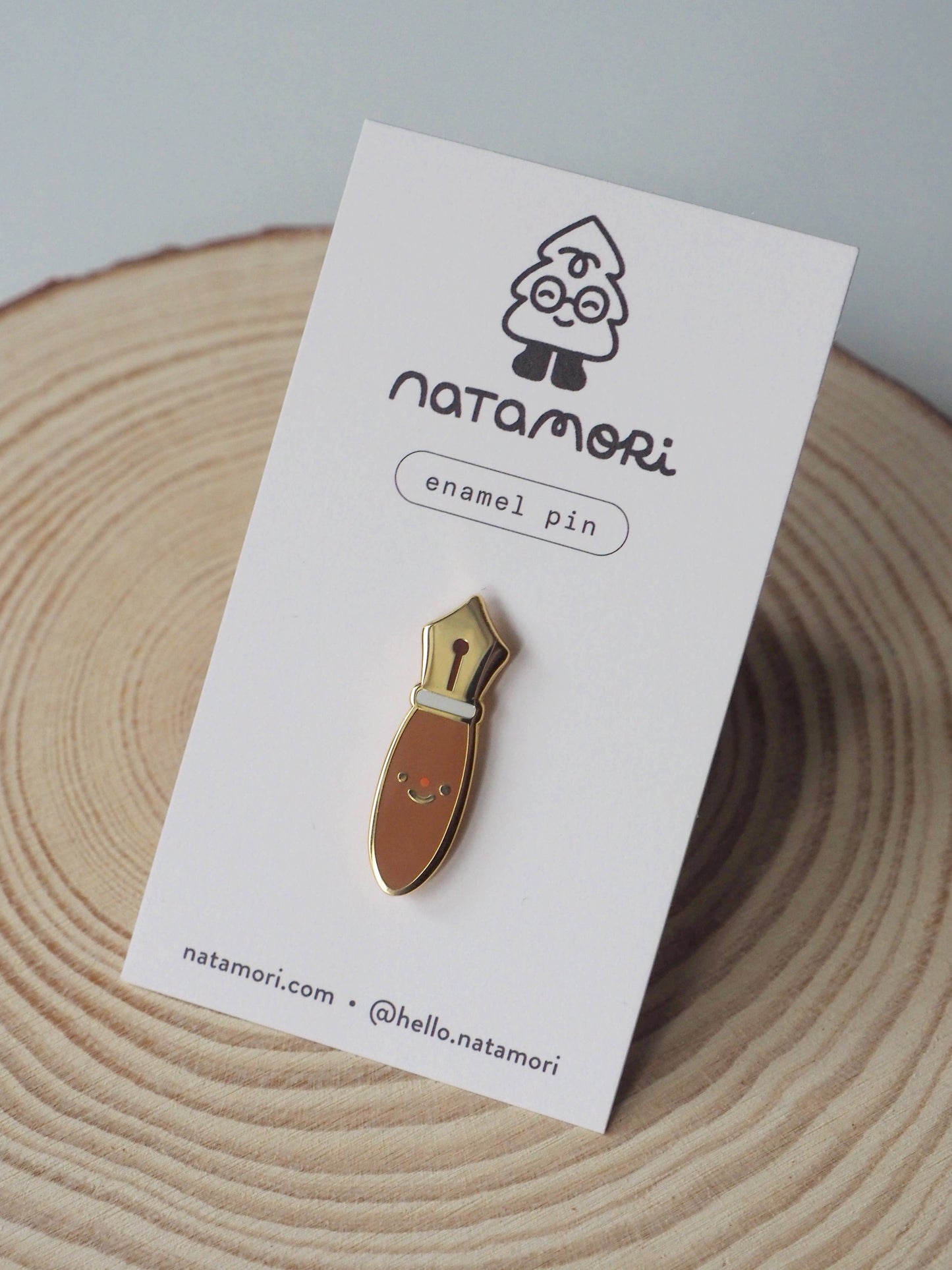 natamori - Fountain Pen - Enamel Pin
