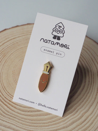 natamori - Fountain Pen - Enamel Pin