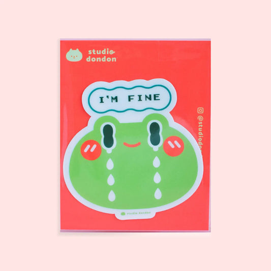 Studio DonDon - I'm Fine - Laptop Sticker