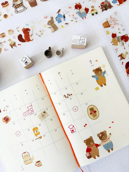 Nettle & Twig - Bear and Friends - PET Tape