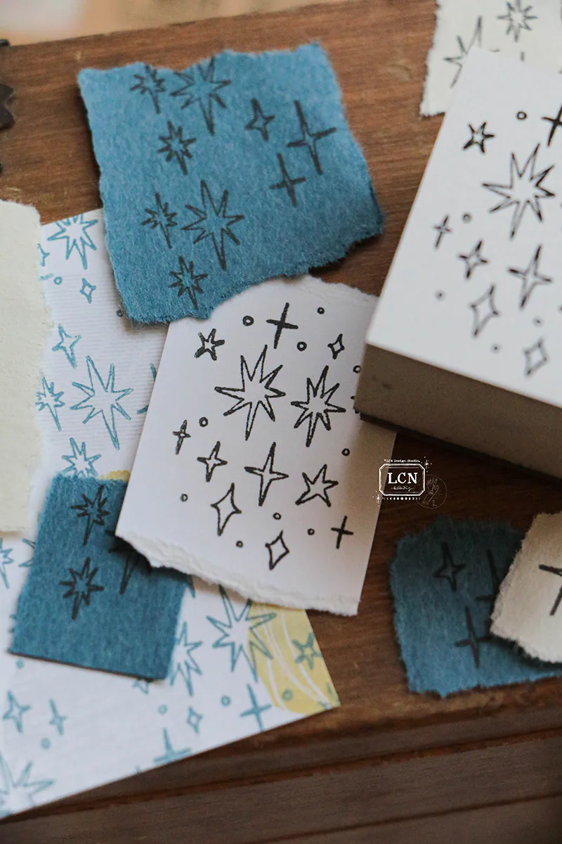 LCN Design Studio - Hand Drawn Stars - Stamp Set