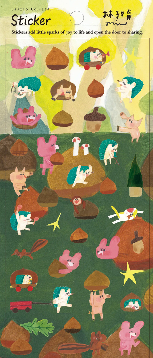 Mia x Laszlo Co. - Chestnut - Sticker Sheet