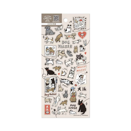 Creators Circus - Dog Walker - Sticker Sheet