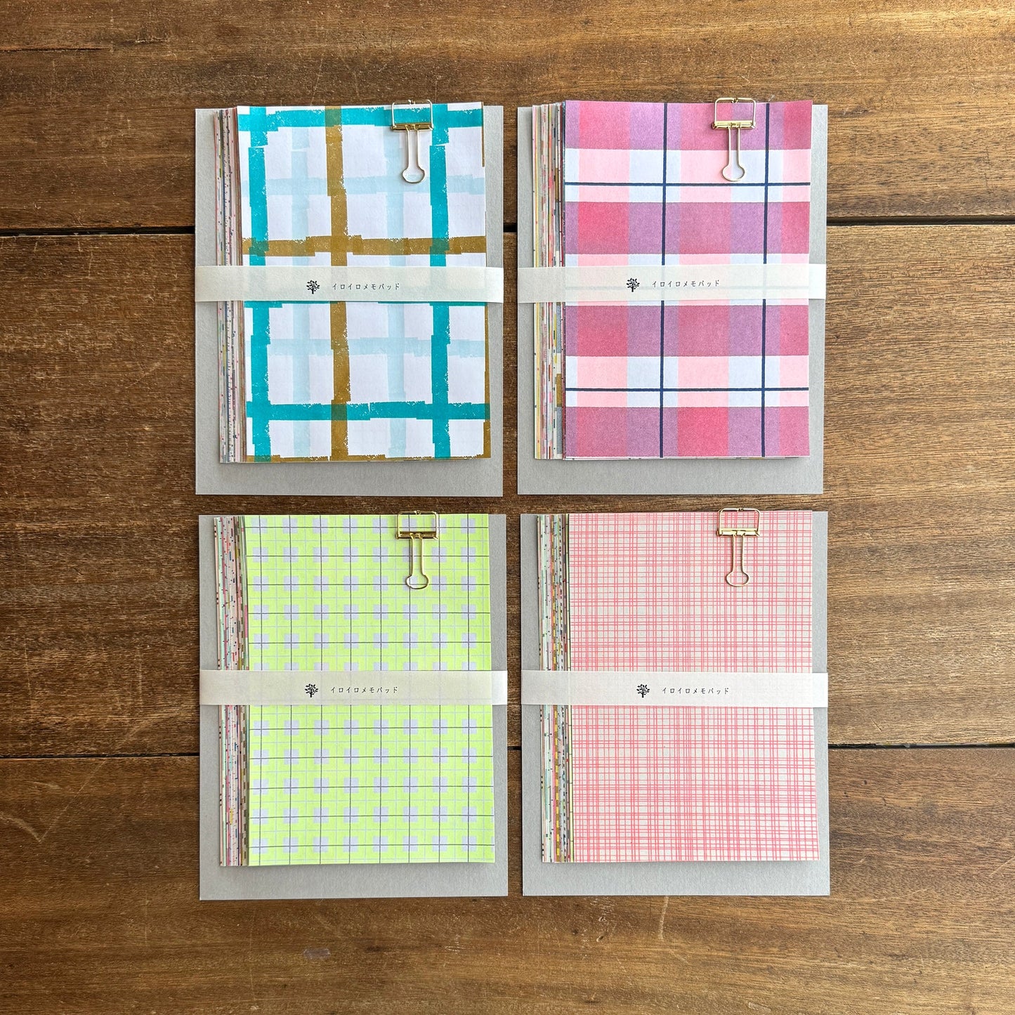 Mizushima IROIRO Memo Pad - Check