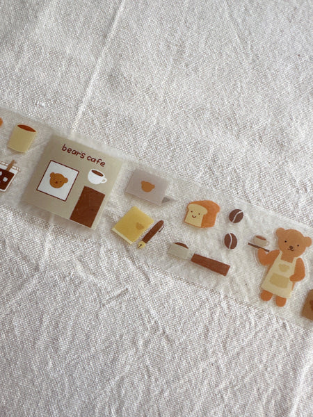 Bloom Paper Studio - Bear's Cafe - PET Tape