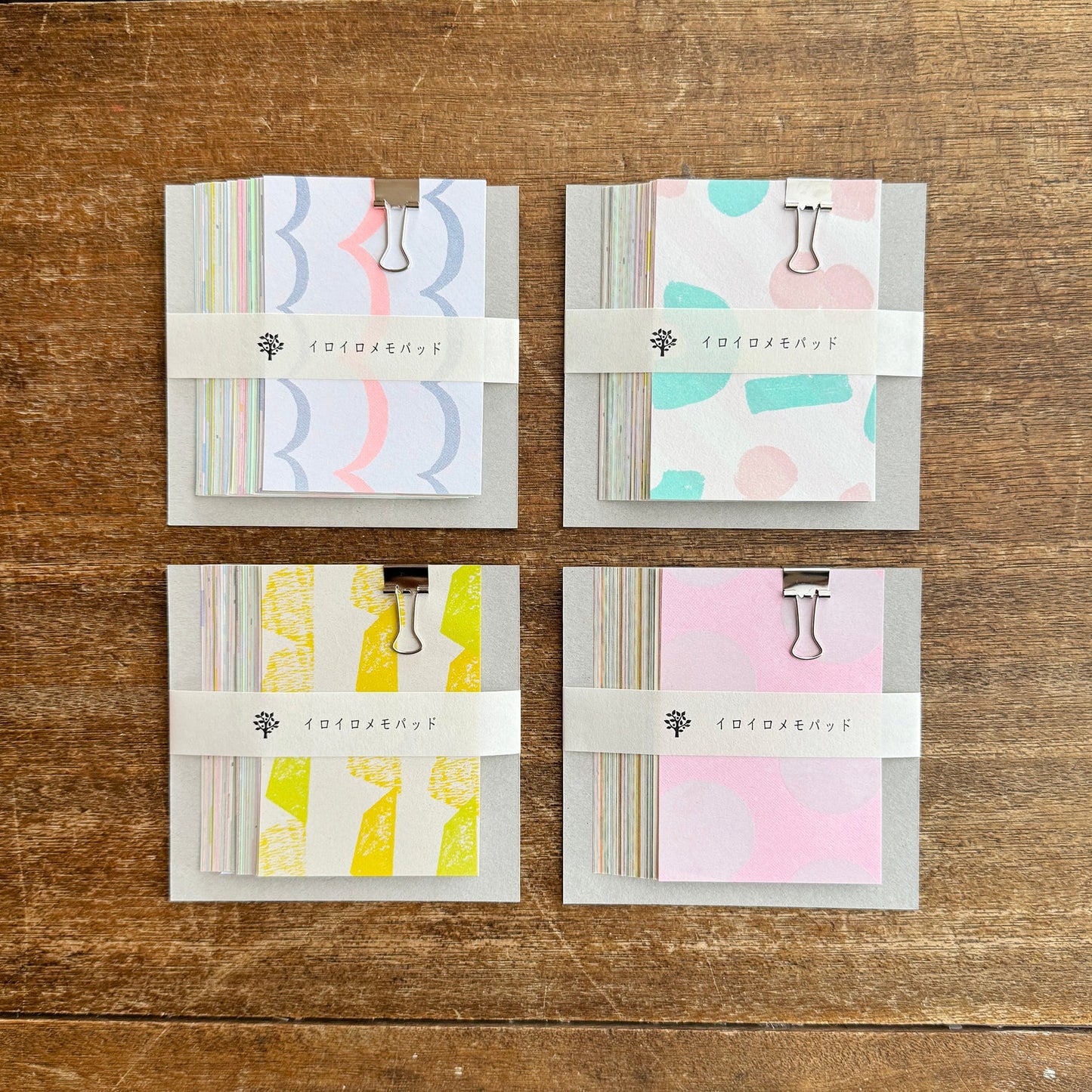 Mizushima IROIRO Memo Pad - Pastel