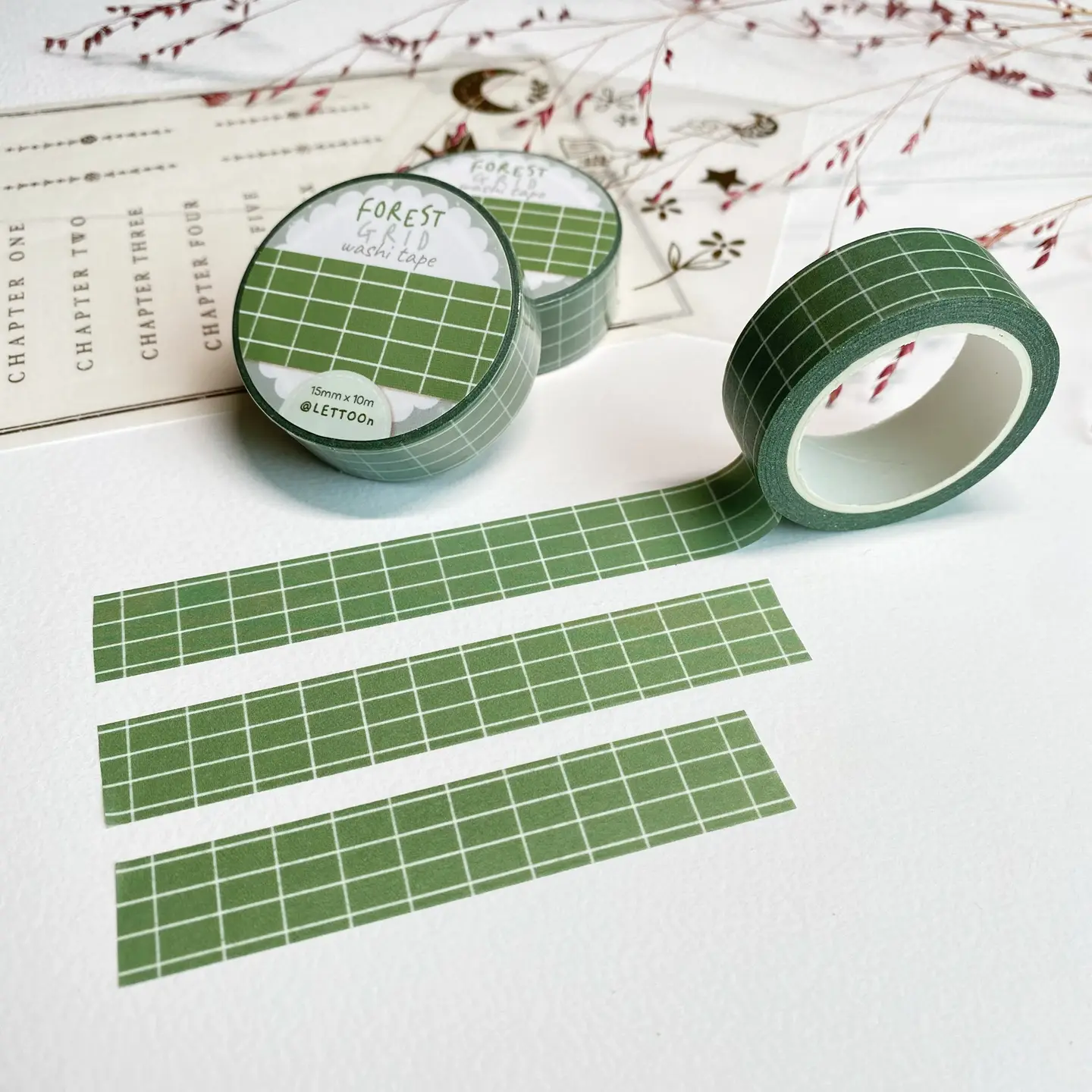 Lettoon Washi Grid Tape