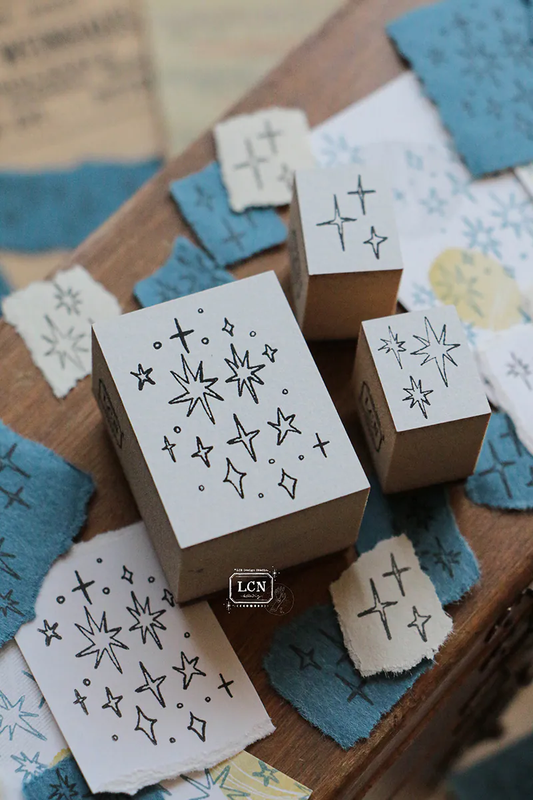 LCN Design Studio - Hand Drawn Stars - Stamp Set