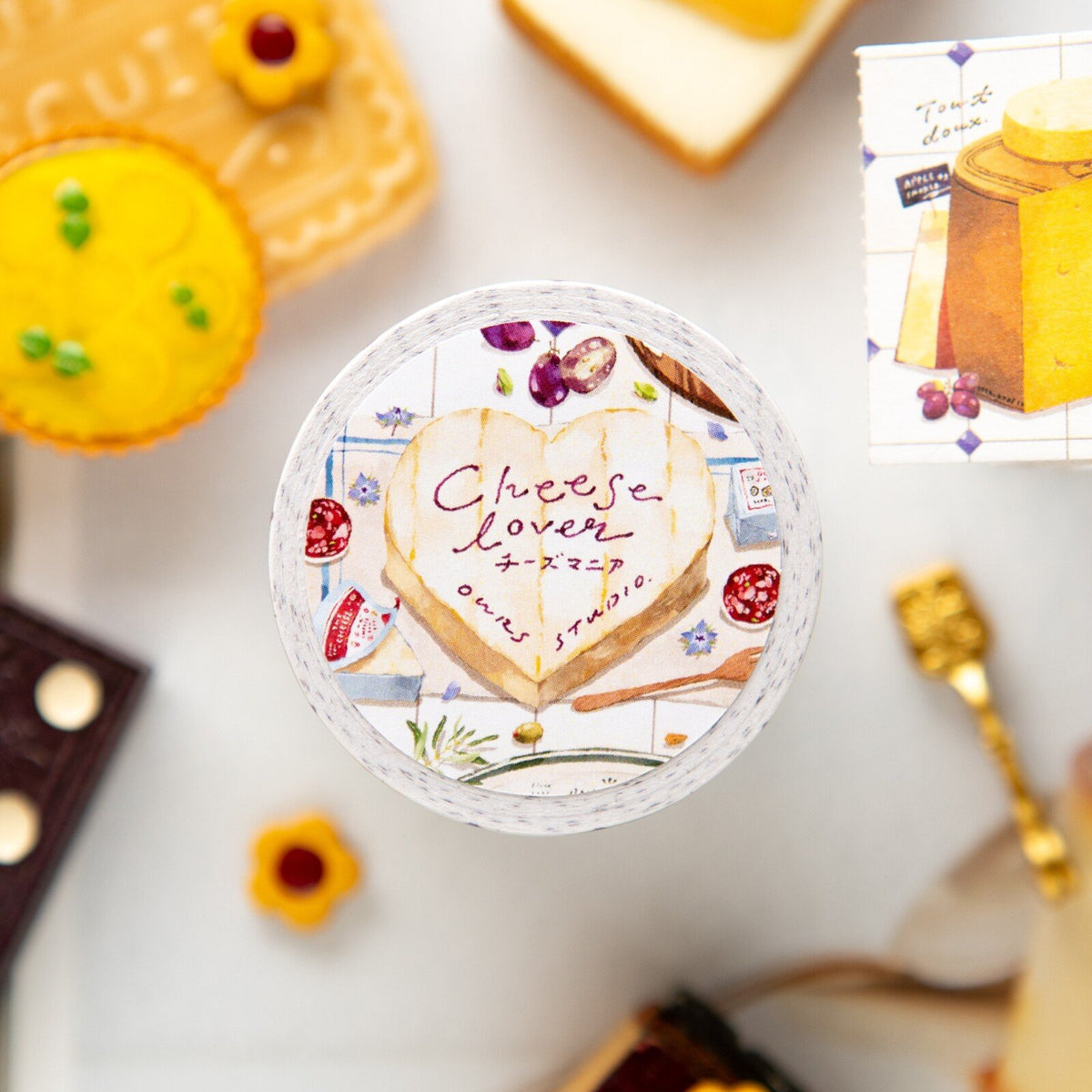 [PRE-ORDER] OURS Studio - Cheese Lover - Sticker Memo Roll