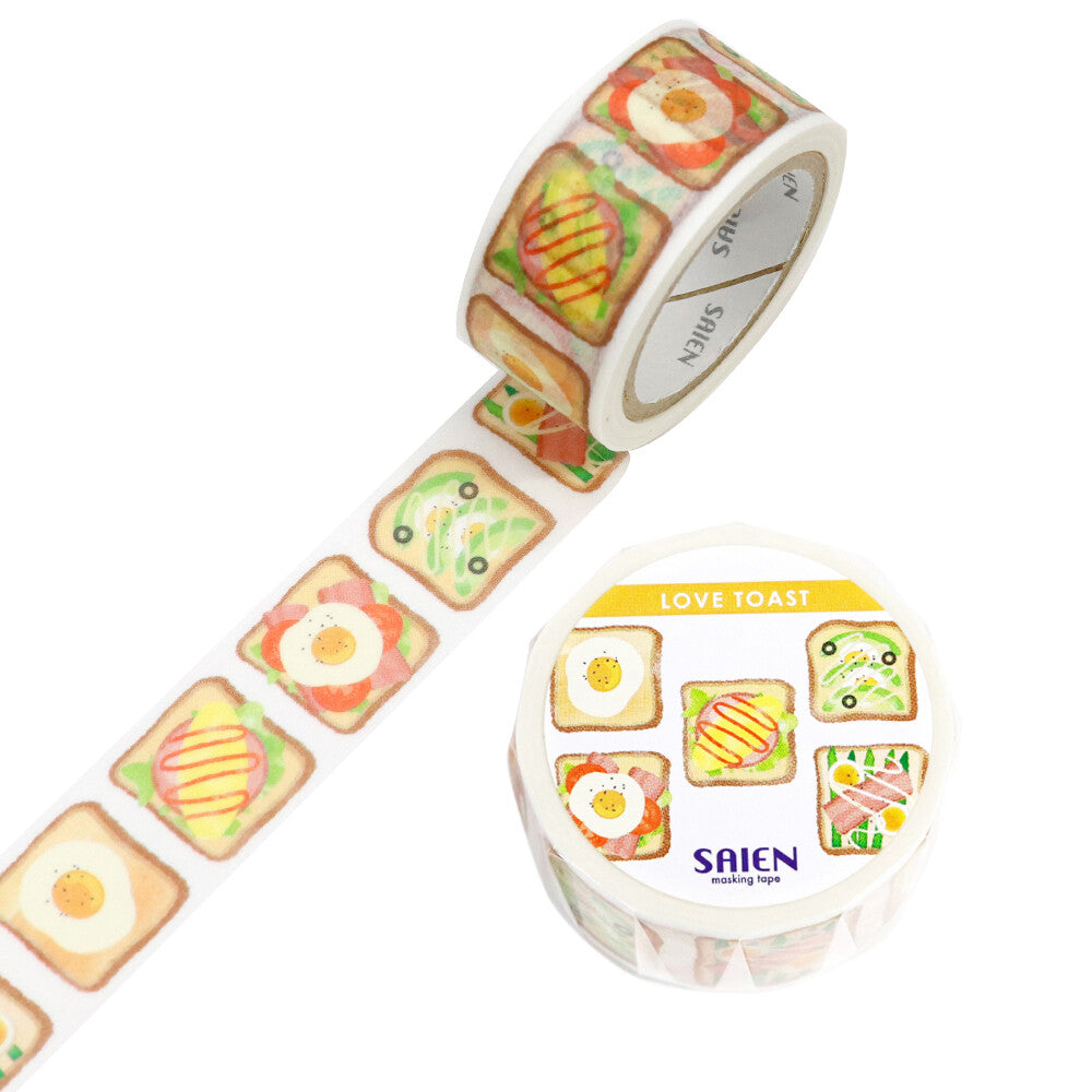 SAIEN Washi Tape - Toast Love