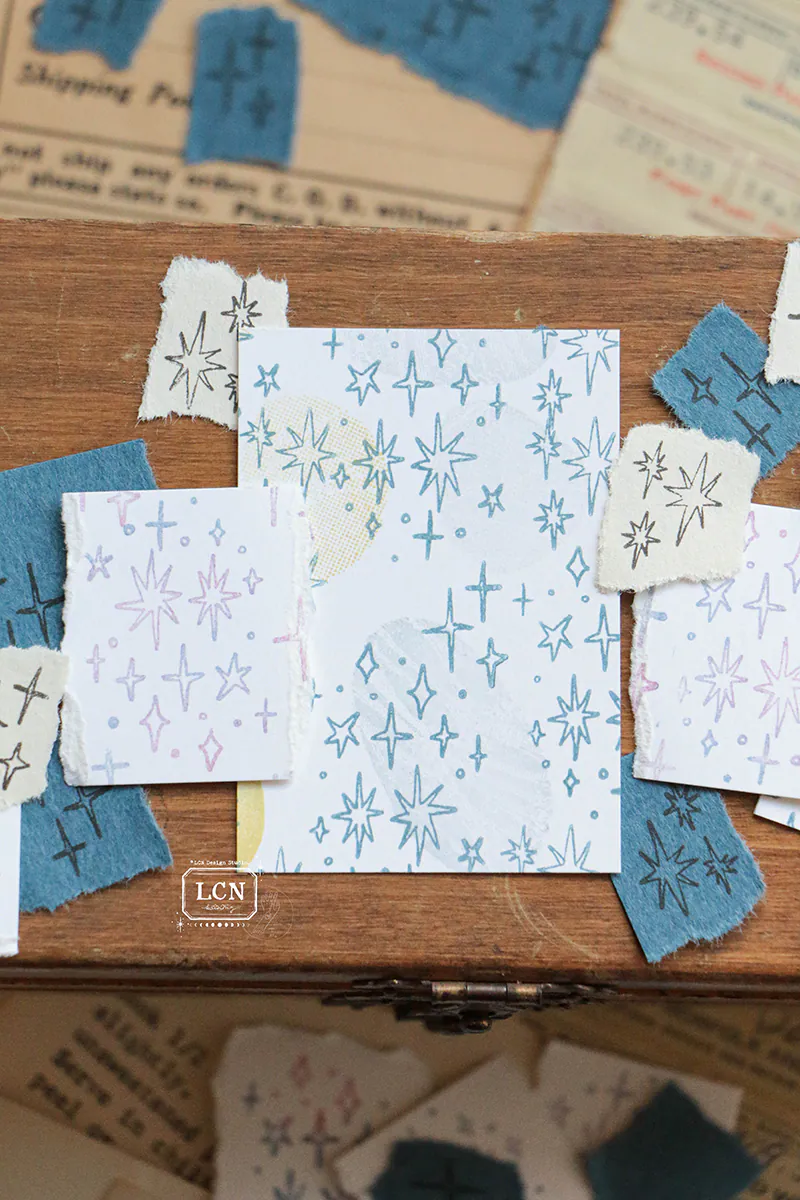 LCN Design Studio - Hand Drawn Stars - Stamp Set
