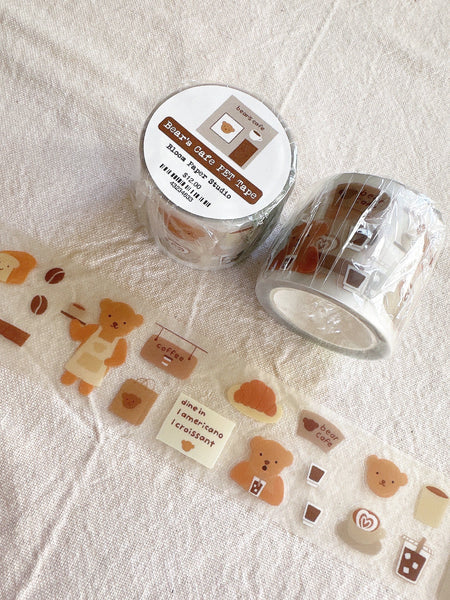 Bloom Paper Studio - Bear's Cafe - PET Tape