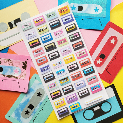 STICKII - Mixtape Minis - Sticker Sheet